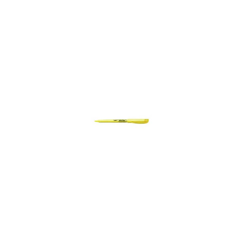 Surligneur BIC Brite Liner Grip jaune
