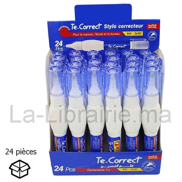 Boite de 24 stylos correcteurs 10 ml EXPRESS