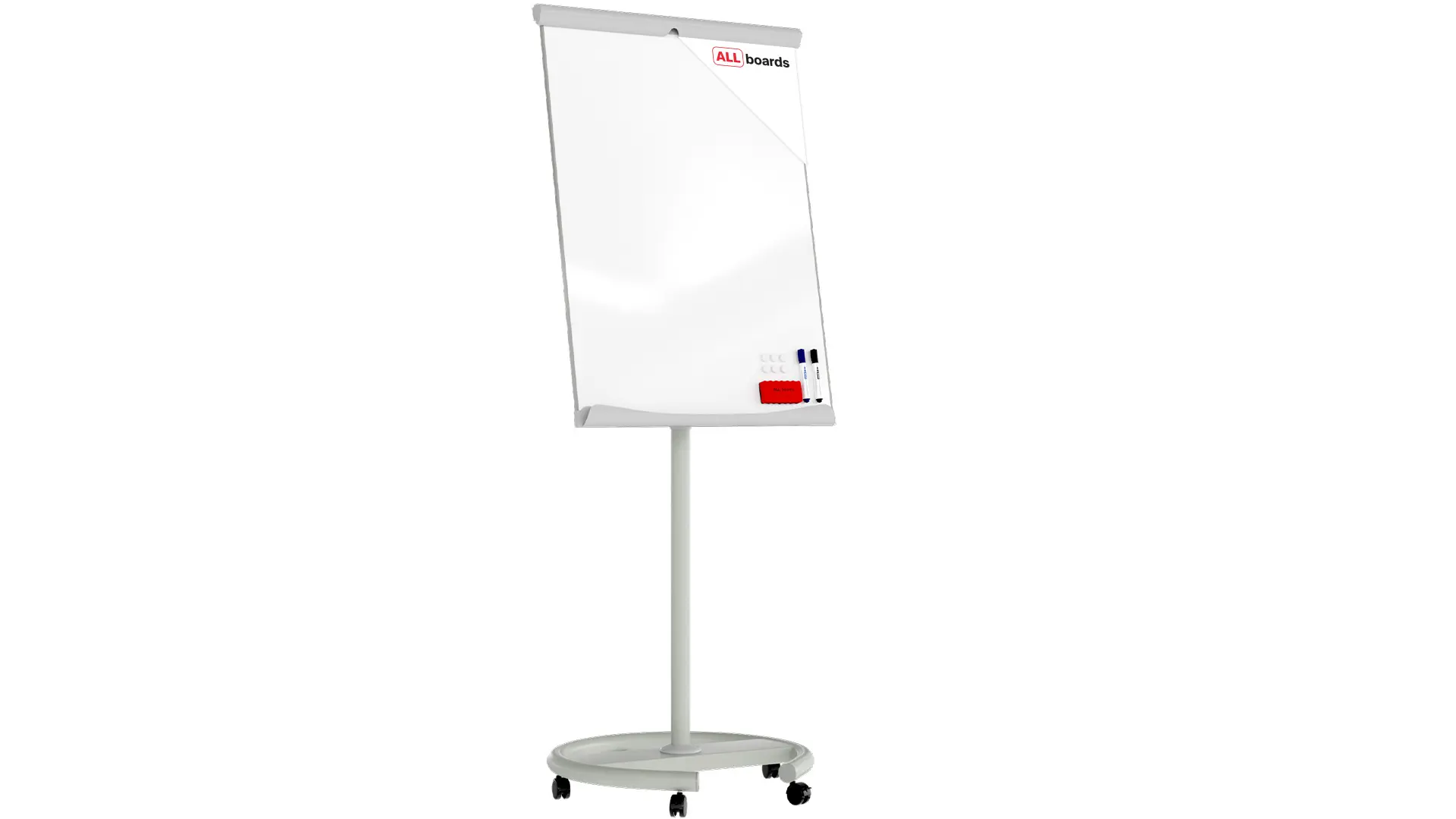 Chevalet de conférence OFFICE LINE 100x70 cm avec roulettes