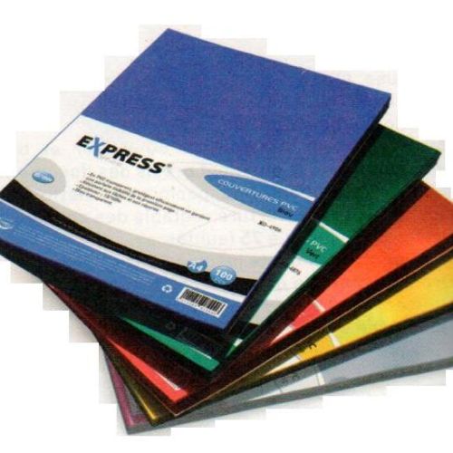 Paquet de 100 couvertures EXPRESS A3 en PVC transparentes