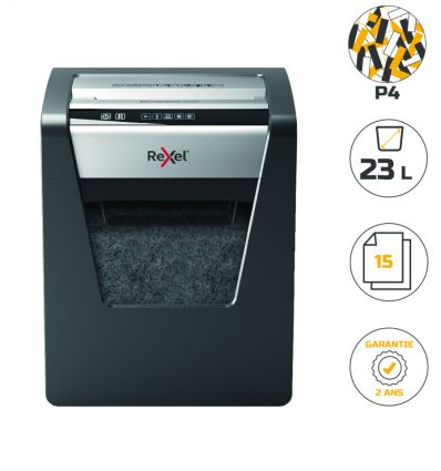 Destructeur de documents ATLAS CC1541 coupe croisée 15 feuilles