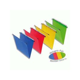 Lot de 25 dossiers suspendus en poly 5/10E 330 mm pour armoire coloris au choix