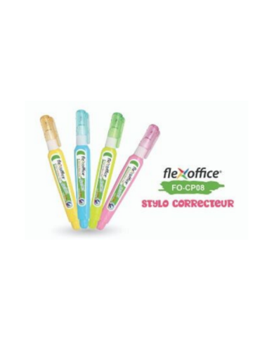Boite de 24 stylos correcteurs 3g FLEXOFFICE