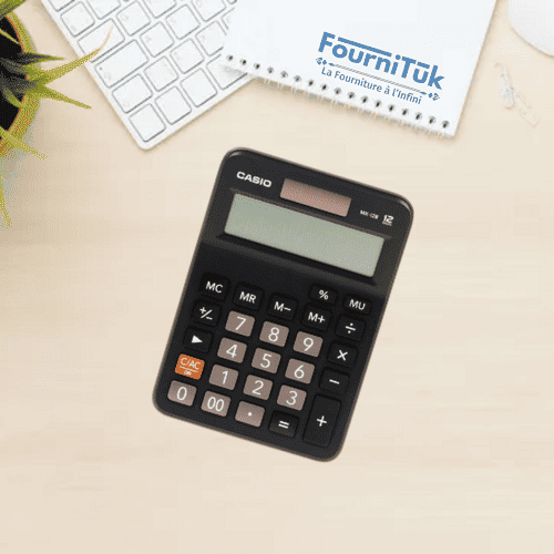 Calculatrice CASIO MX-12B-BK-W-DC 12 Digits