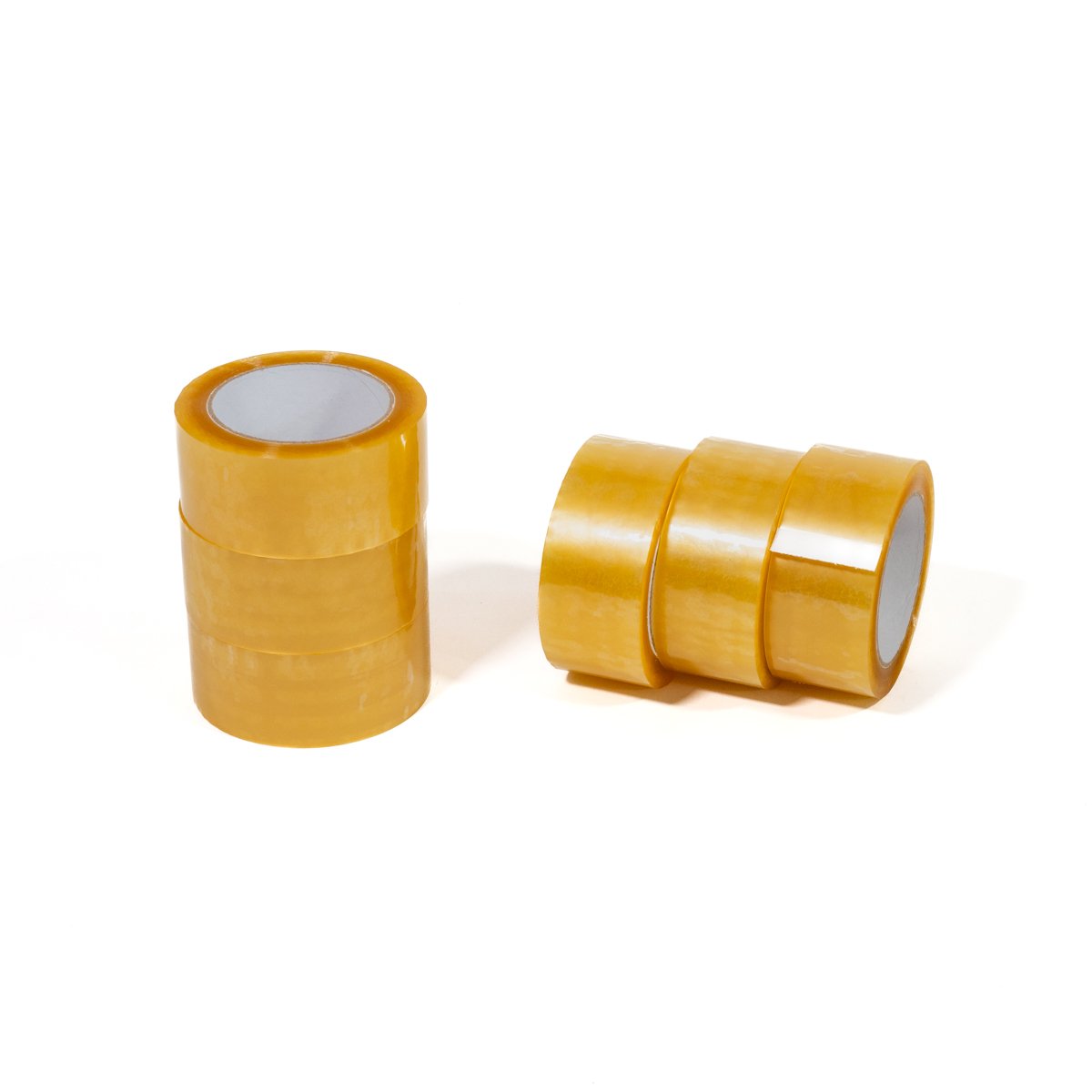Lot de 6 rouleaux adhésifs transparents 50M X100 MM