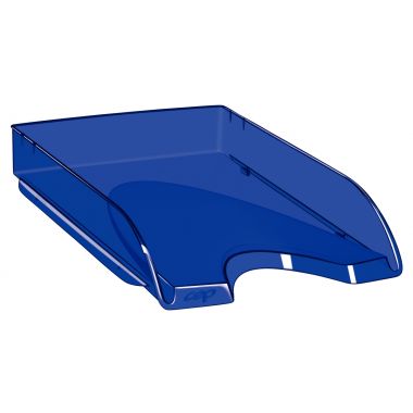 Corbeille à courrier bleue