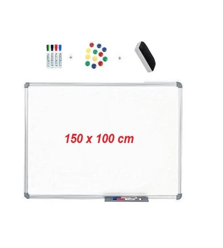 TABLEAU BLANC MAGNETIQUE EXPRESS 100X150CM
