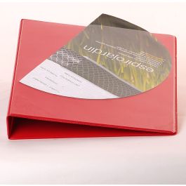 Lot de 5 classeurs pvc SICLA A4  À 2 anneaux dos 10 cm Coloris au choix