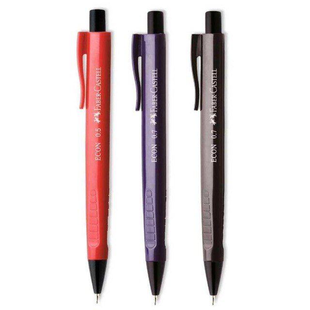 BOITE DE 10 PORTES-MINES FABER CASTELL ECON 0,5mm